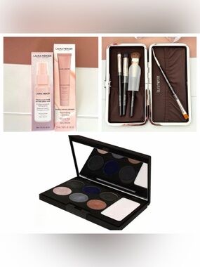 Laura Mercier Bundle- Makeup Brushes, Eyebrow Pallet, Setting Spray
